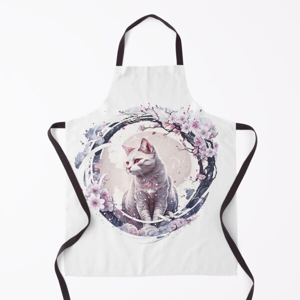 Item preview, Epic Cat Japanese Cherry Blossoms designed and sold by ninaneco.