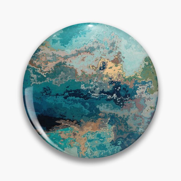 Item preview, Teal Blue Textured Abstract Wall Art designed and sold by Trevor Hirst.