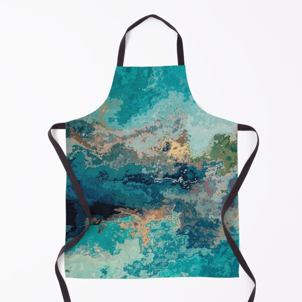 Item preview, Teal Blue Textured Abstract Wall Art designed and sold by Trevor Hirst.