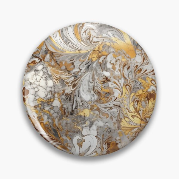 Item preview, Gold marble Gold colored marble on white with lots of gold - duvet cover designed and sold by Kentala.