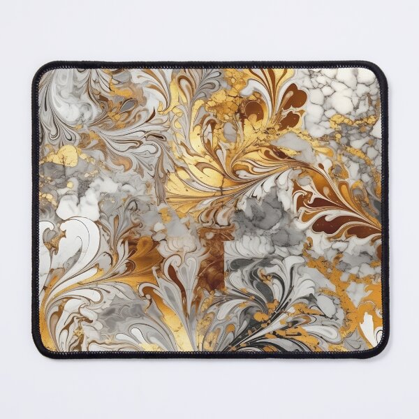Item preview, Gold marble Gold colored marble on white with lots of gold - duvet cover designed and sold by Kentala.