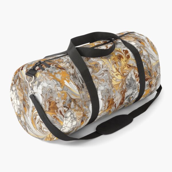 Item preview, Gold marble Gold colored marble on white with lots of gold - duvet cover designed and sold by Kentala.