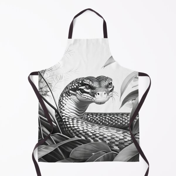 Item preview, Black and White Snake drawing designed and sold by Pencil-Art.