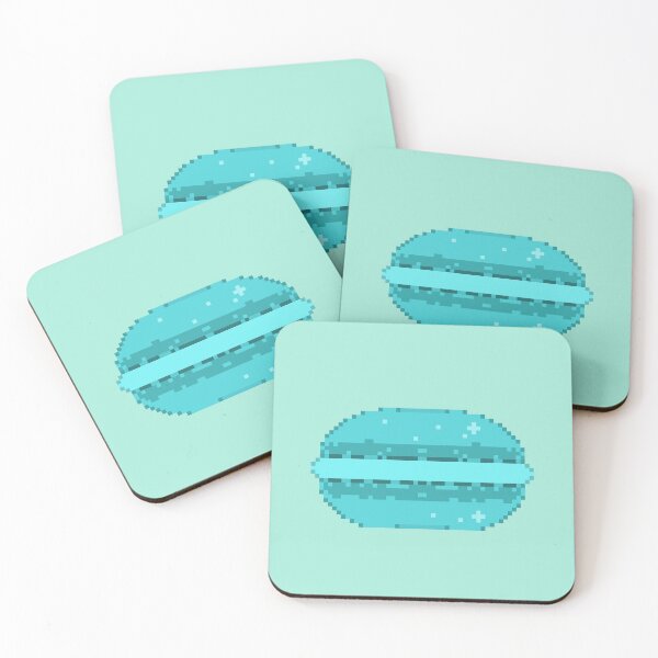 Artikelvorschau, Blaue Macaron-Pixel-Kunst entworfen und verkauft von Kaiko-Roku.