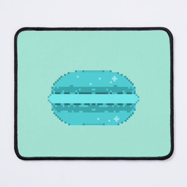 Item preview, Blue Macaron Pixel Art designed and sold by Kaiko-Roku.