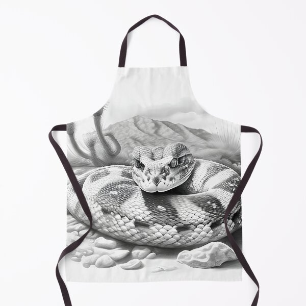 Item preview, Black and White Snake drawing designed and sold by Pencil-Art.