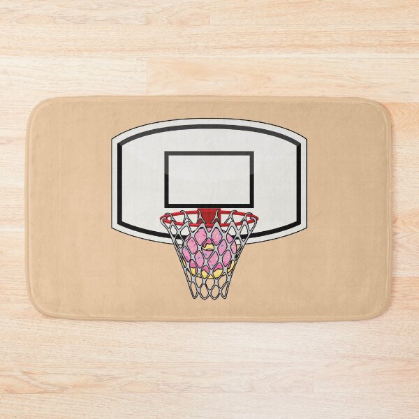 Aperçu de l'œuvre Beignet de basket-ball à l'intérieur du panier créée et vendue par Donutlovers.