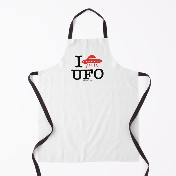 Item preview, I Love UFO - White designed and sold by AreaStickers.