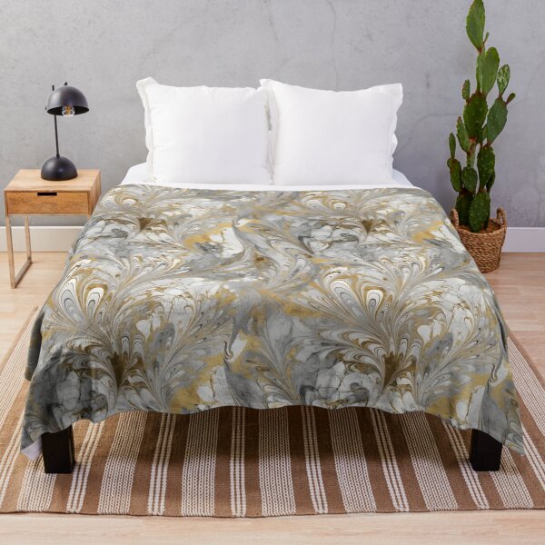 Item preview, Gold Marble Gold marble on white with a little gold - duvet cover designed and sold by Kentala.