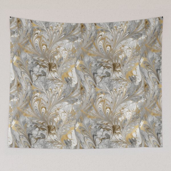 Item preview, Gold Marble Gold marble on white with a little gold - duvet cover designed and sold by Kentala.