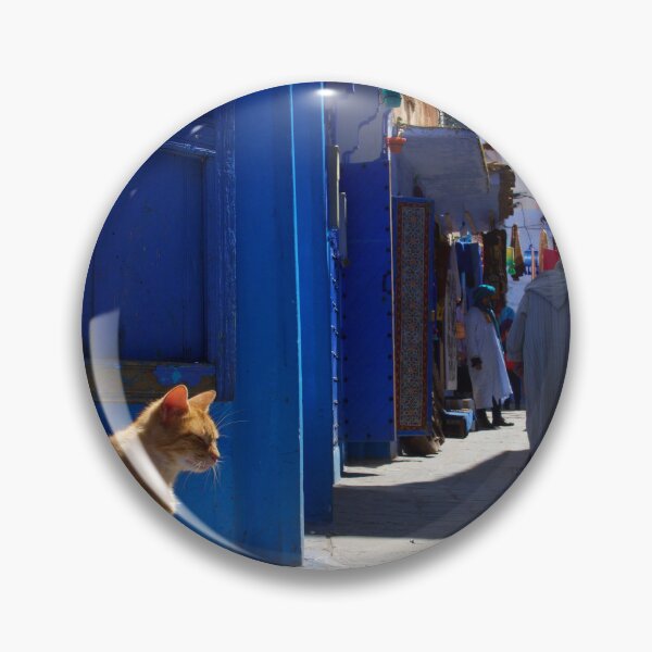 Item preview, Gato en Chafchaouen designed and sold by davidbengraf.