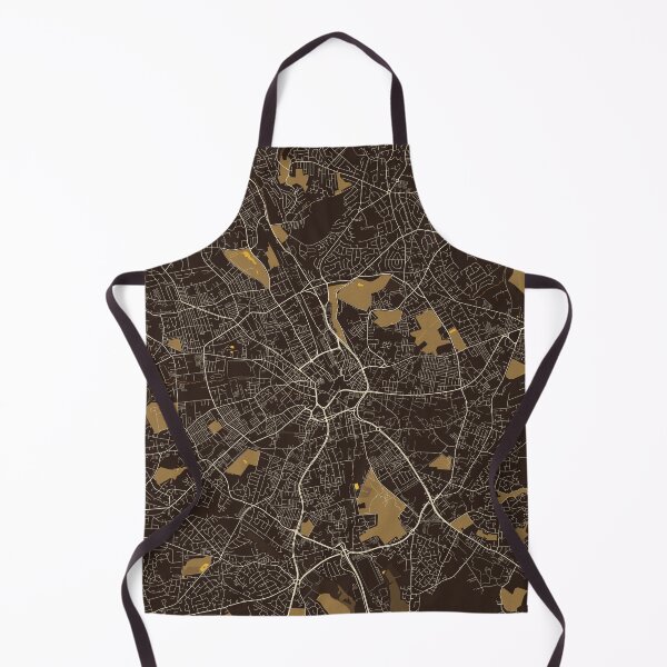 Item preview, Bradford City Map of West Yorkshire, England - Pastel designed and sold by deMAP.