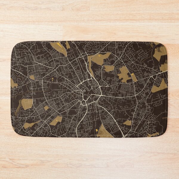 Item preview, Bradford City Map of West Yorkshire, England - Pastel designed and sold by deMAP.