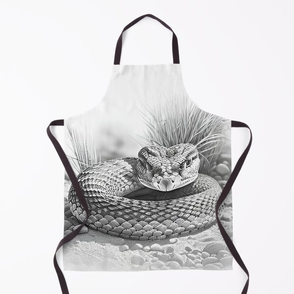 Item preview, Black and White Snake drawing designed and sold by Pencil-Art.