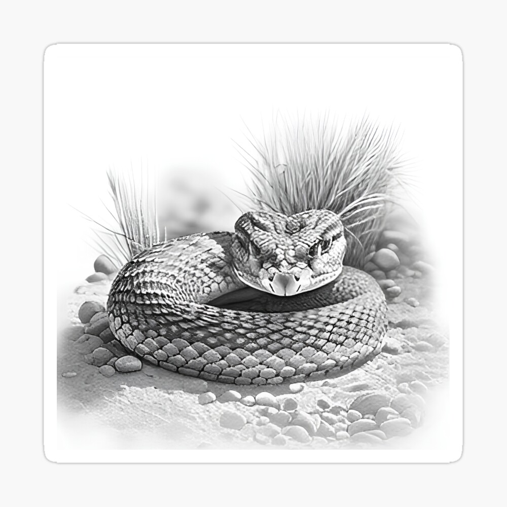 Snake illustration coloring page - Stock Illustration [99304443] - PIXTA