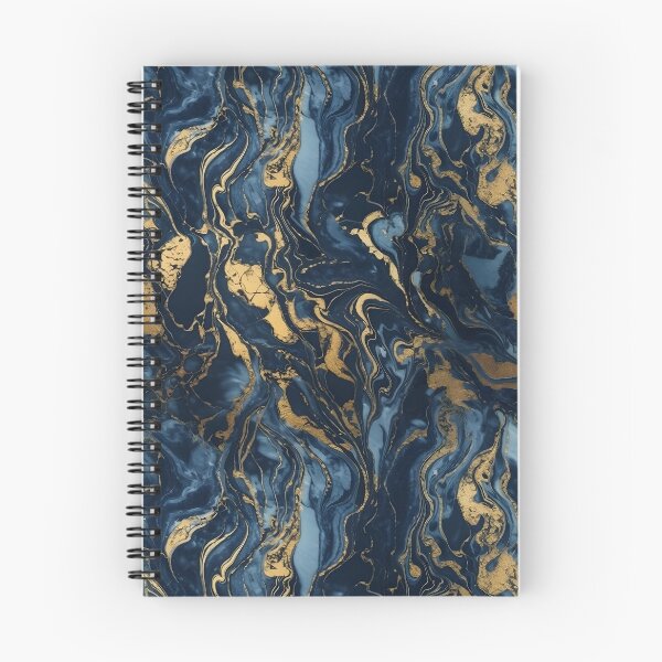 Item preview, Gold Marble gold marble on navy blue with gold duvet cover designed and sold by Kentala.