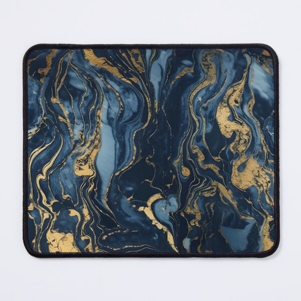 Item preview, Gold Marble gold marble on navy blue with gold duvet cover designed and sold by Kentala.