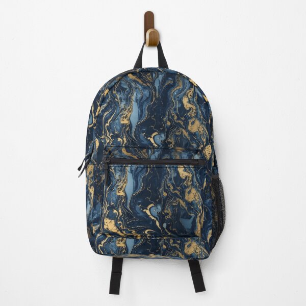Item preview, Gold Marble gold marble on navy blue with gold duvet cover designed and sold by Kentala.