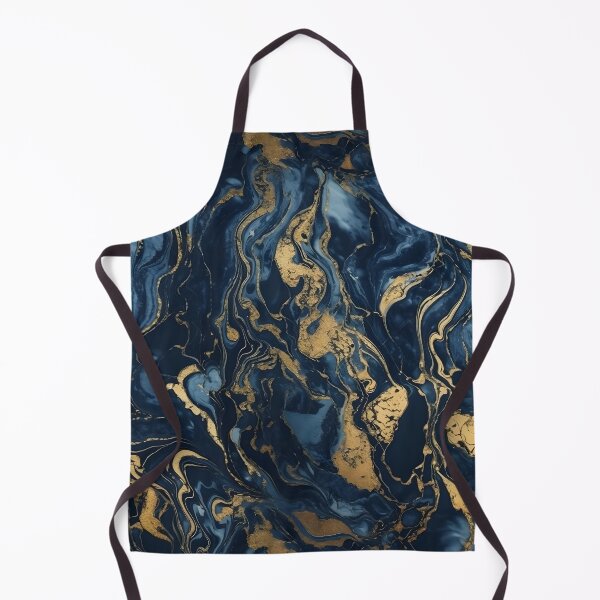 Item preview, Gold Marble gold marble on navy blue with gold duvet cover designed and sold by Kentala.