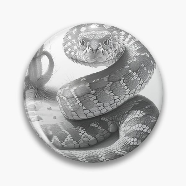 Item preview, Black and White Snake drawing designed and sold by Pencil-Art.