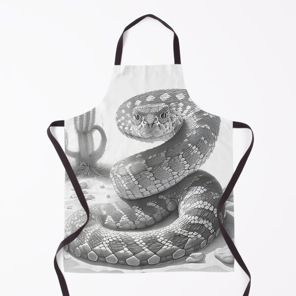 Item preview, Black and White Snake drawing designed and sold by Pencil-Art.