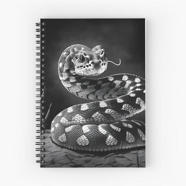 Item preview, Black and White Snake drawing designed and sold by Pencil-Art.