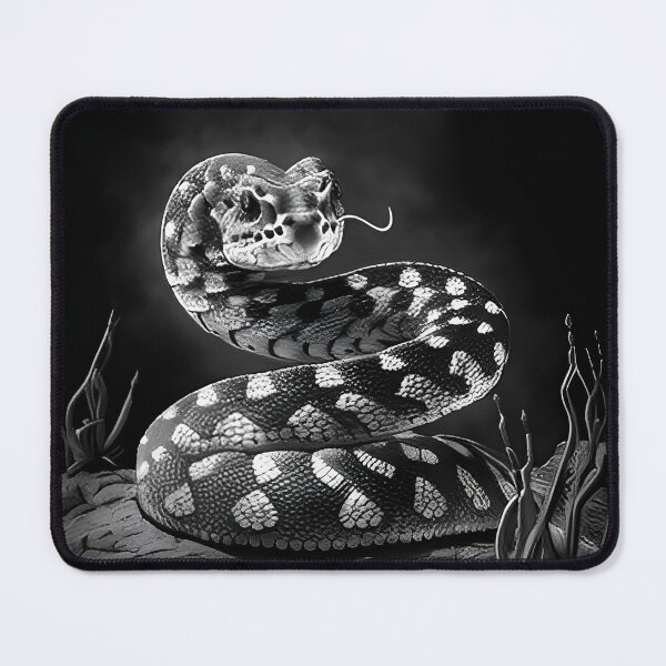 Item preview, Black and White Snake drawing designed and sold by Pencil-Art.