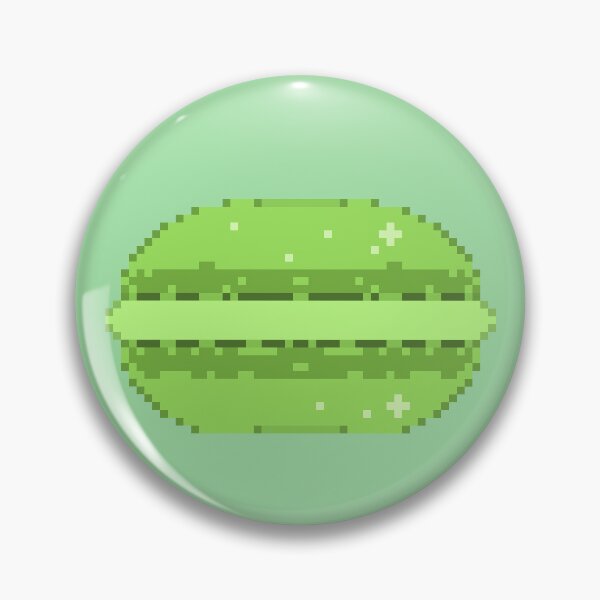 Artikelvorschau, Grüne Macaron-Pixelkunst entworfen und verkauft von Kaiko-Roku.