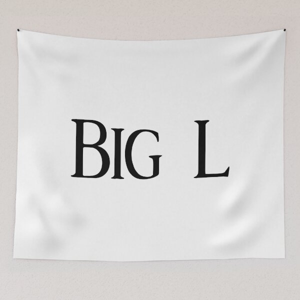 Item preview, Big L Font 4 Black designed and sold by EbtsOby.