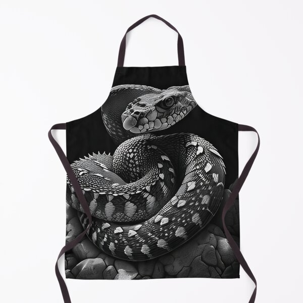Item preview, Black and White Snake drawing designed and sold by Pencil-Art.