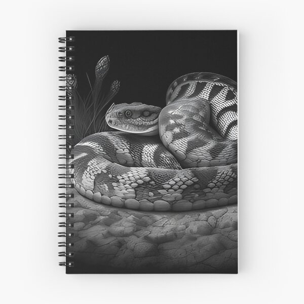 Item preview, Black and White Snake drawing designed and sold by Pencil-Art.