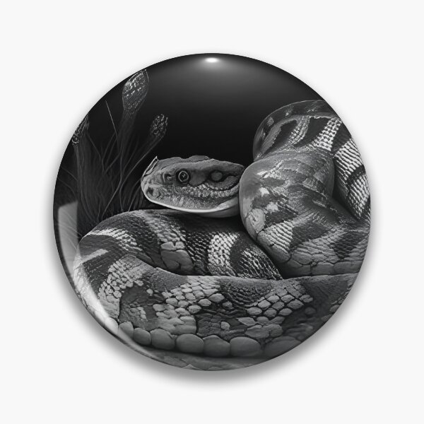 Item preview, Black and White Snake drawing designed and sold by Pencil-Art.