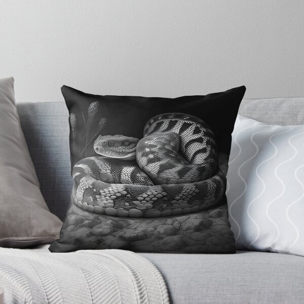 Item preview, Black and White Snake drawing designed and sold by Pencil-Art.