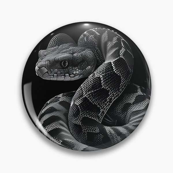 Item preview, Black and White Snake drawing designed and sold by Pencil-Art.