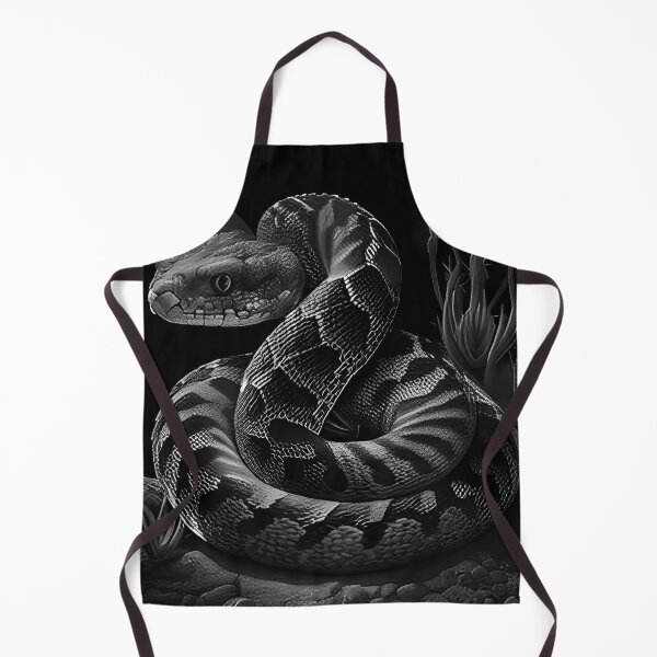 Item preview, Black and White Snake drawing designed and sold by Pencil-Art.