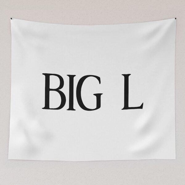 Item preview, Big L Font 4 Black designed and sold by EbtsOby.