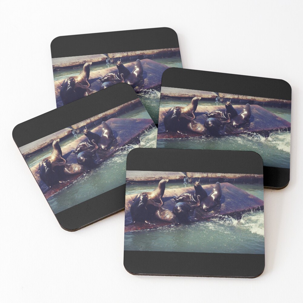 Item preview, Coasters (Set of 4) designed and sold by unbleepable.
