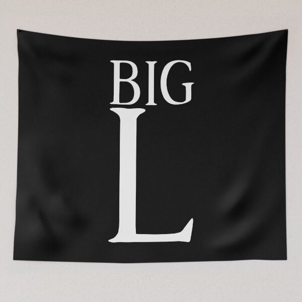 Item preview, Big L Font 4 White designed and sold by EbtsOby.
