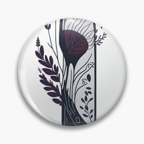 Item preview, Aesthetic Flower Wine Bottle  designed and sold by Cravio.