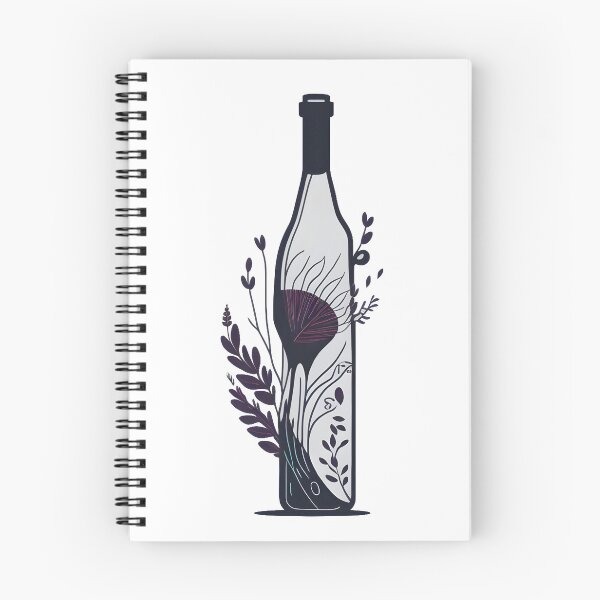 Item preview, Aesthetic Flower Wine Bottle  designed and sold by Cravio.