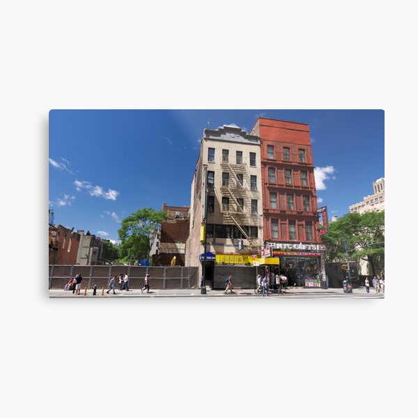 Red Hotel, New York City Metal Print
