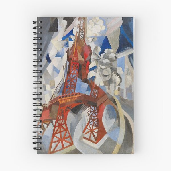 Item preview, Red Eiffel Tower by Robert Delaunay designed and sold by tomorrowsart.