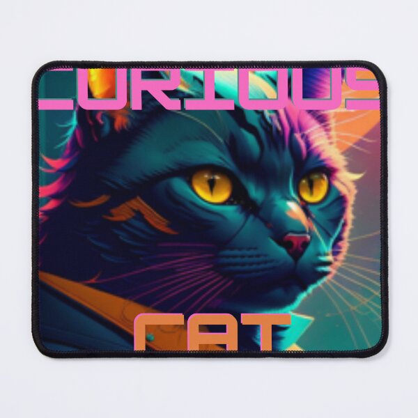 Item preview, Retro Curious Cat designed and sold by PopularStuffs.