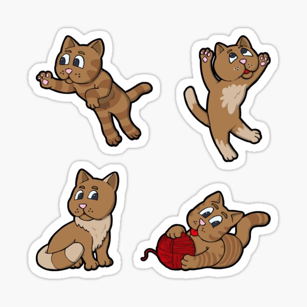 Stickers de petits chats 9 Sticker