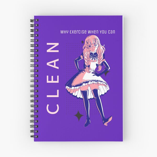 Item preview, Why Exercise When You Can Clean Anime Maid designed and sold by Winter--Flowers.