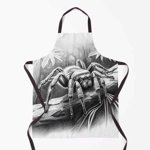 Item preview, Black and white Tarantula pencil drawing designed and sold by Pencil-Art.