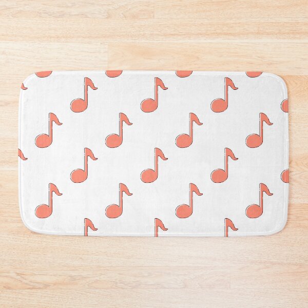 Item preview, Cute and Aesthetic Cartoon Eighth Note Seamless Pattern designed and sold by Rei-illustrates.