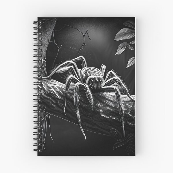 Item preview, Black and white Tarantula pencil drawing designed and sold by Pencil-Art.