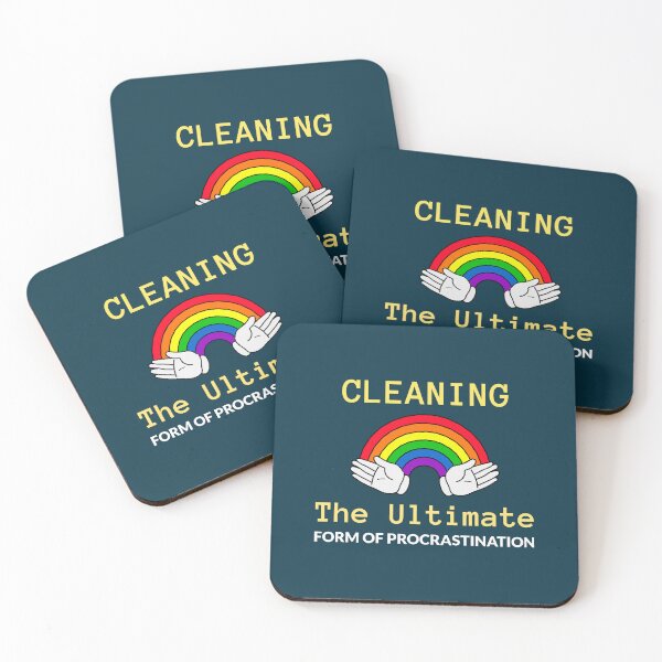 Item preview, Cleaning: The Ultimate Form of Procrastination designed and sold by Winter--Flowers.