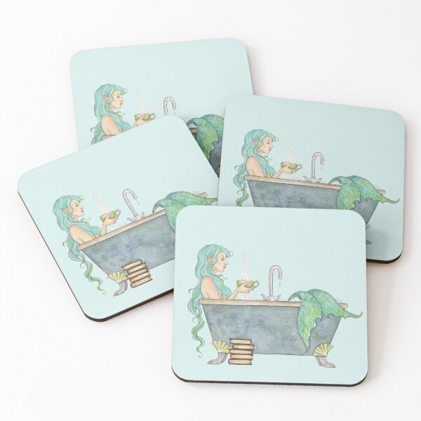Item preview, Mermaids Love Bubble Baths designed and sold by AmyBrownArt.